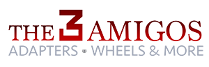 The 3 Amigos Inc. Wheel Adapters & Tires Logo